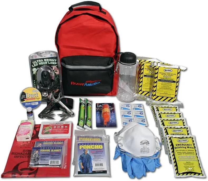 Ready America 70284 2 Person Emergency Kit Plus