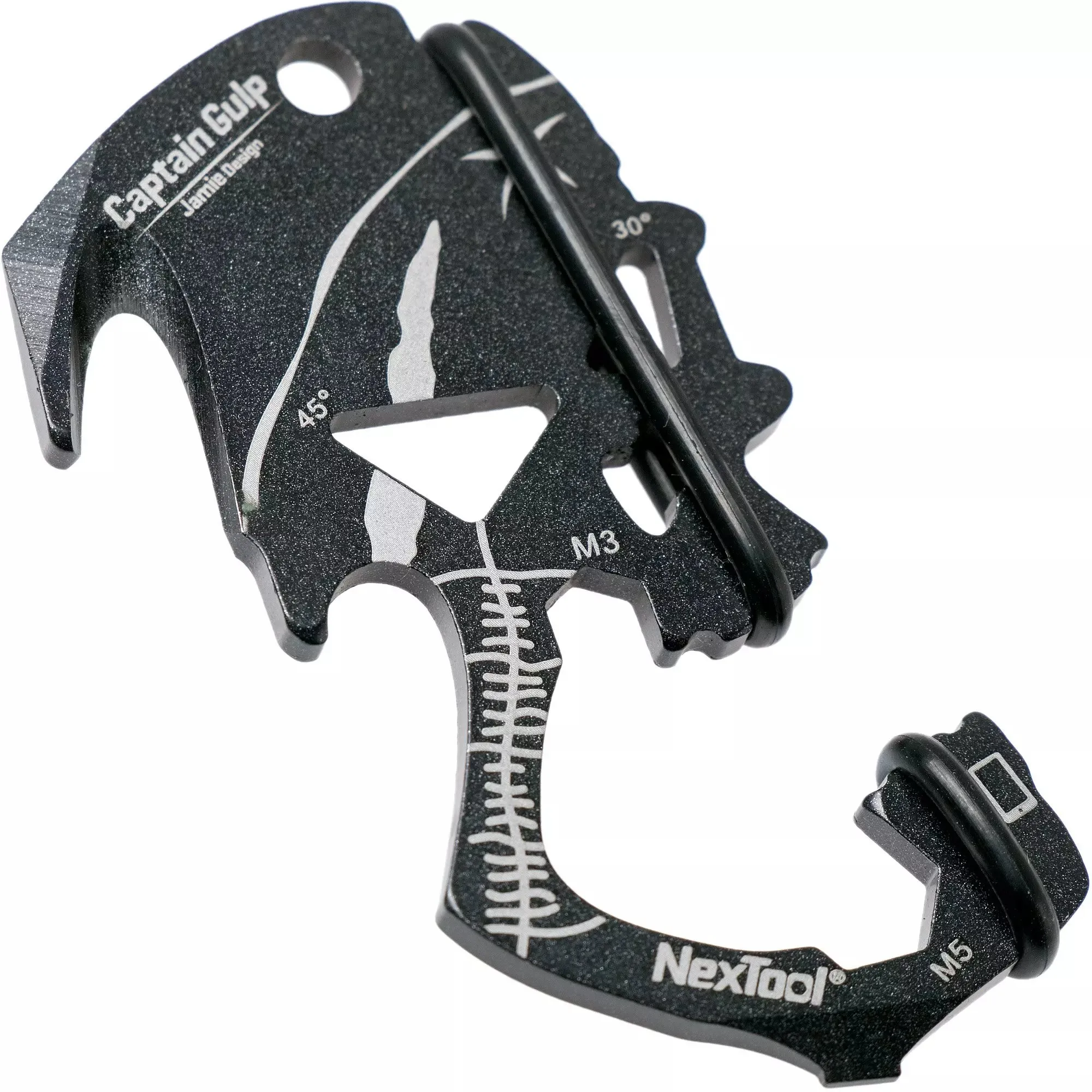 Recon GS2U NexTool Multi Function EDC Keychain Skull Captain Gulp Box Opener Credit Card Multi Tool