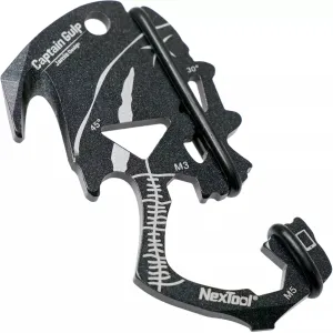 Recon GS2U NexTool Multi Function EDC Keychain Skull Captain Gulp Box Opener Credit Card Multi Tool