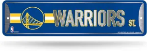 Rico Industries NBA Metal Street Sign Metal Street Sign 4" x 15" Home Décor - Bedroom - Office - Man Cave