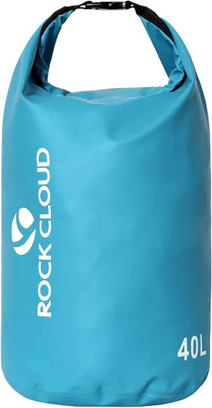 ROCK CLOUD Dry Bag Waterproof 40L Dry Sack for Kayaking Rafting Boating Beach Surfing Swimming Canoe Camping Hiking Fishing Ski