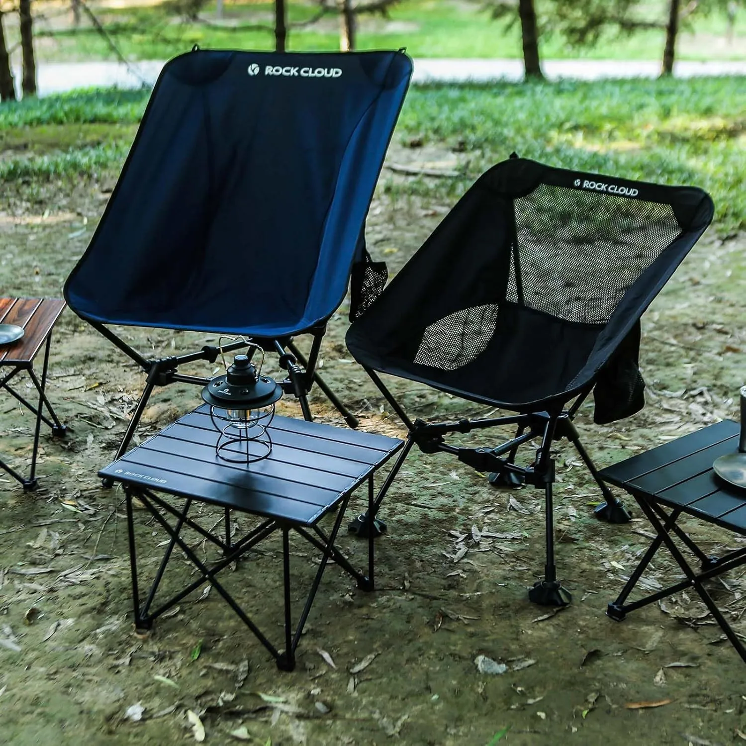 ROCK CLOUD Portable Camping Table Ultralight Aluminum Camp Table Folding Compact Beach Table for Camping Hiking Backpacking Outdoor Picnic(Reinforced Frame-Small)