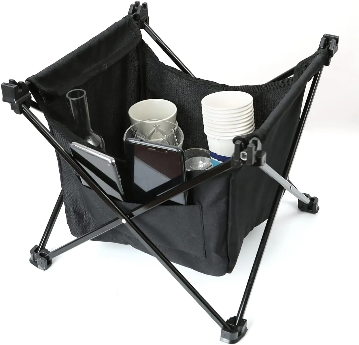 ROCK CLOUD Portable Camping Table Ultralight Aluminum Camp Table with Storage Bag Folding Beach Table for Camping Hiking Backpacking Outdoor Picnic, Size M