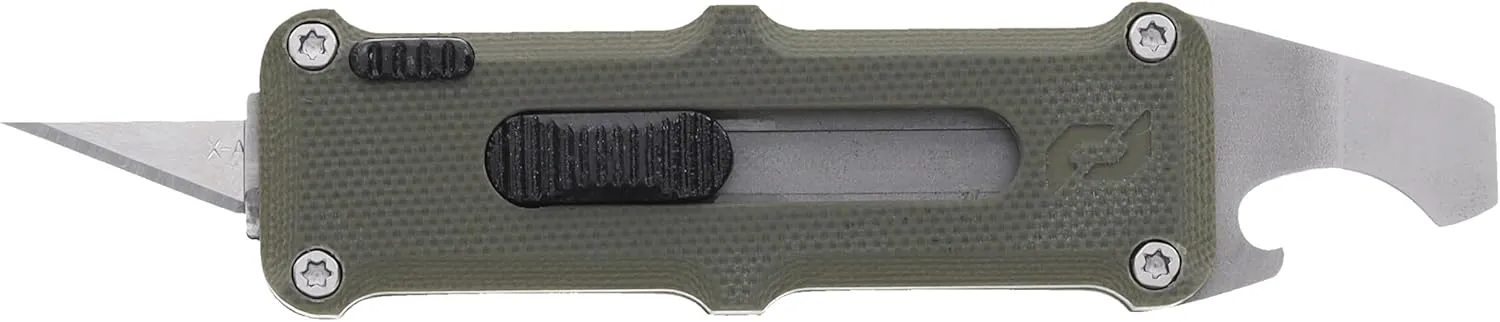 Schrade Delta Class Journeyman 4.5 with 3in Xacto Blade and G10 and Stainless Steel Handle for EDC