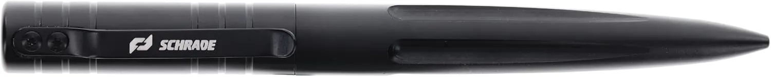 Schrade Delta Class Reckon Pen with Refillable Capabilities, Screw-off Cap for Outdoor Survival, Self Defense, EDC