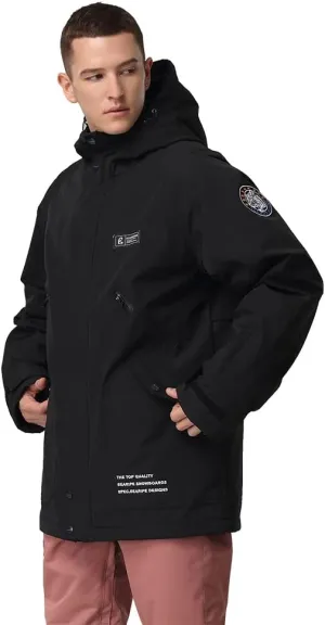 SEARIPE Womens Ski Jacket Mens Snow Jacket Waterproof Winter Snow Coat Couples Pullover Snowboard Hooded