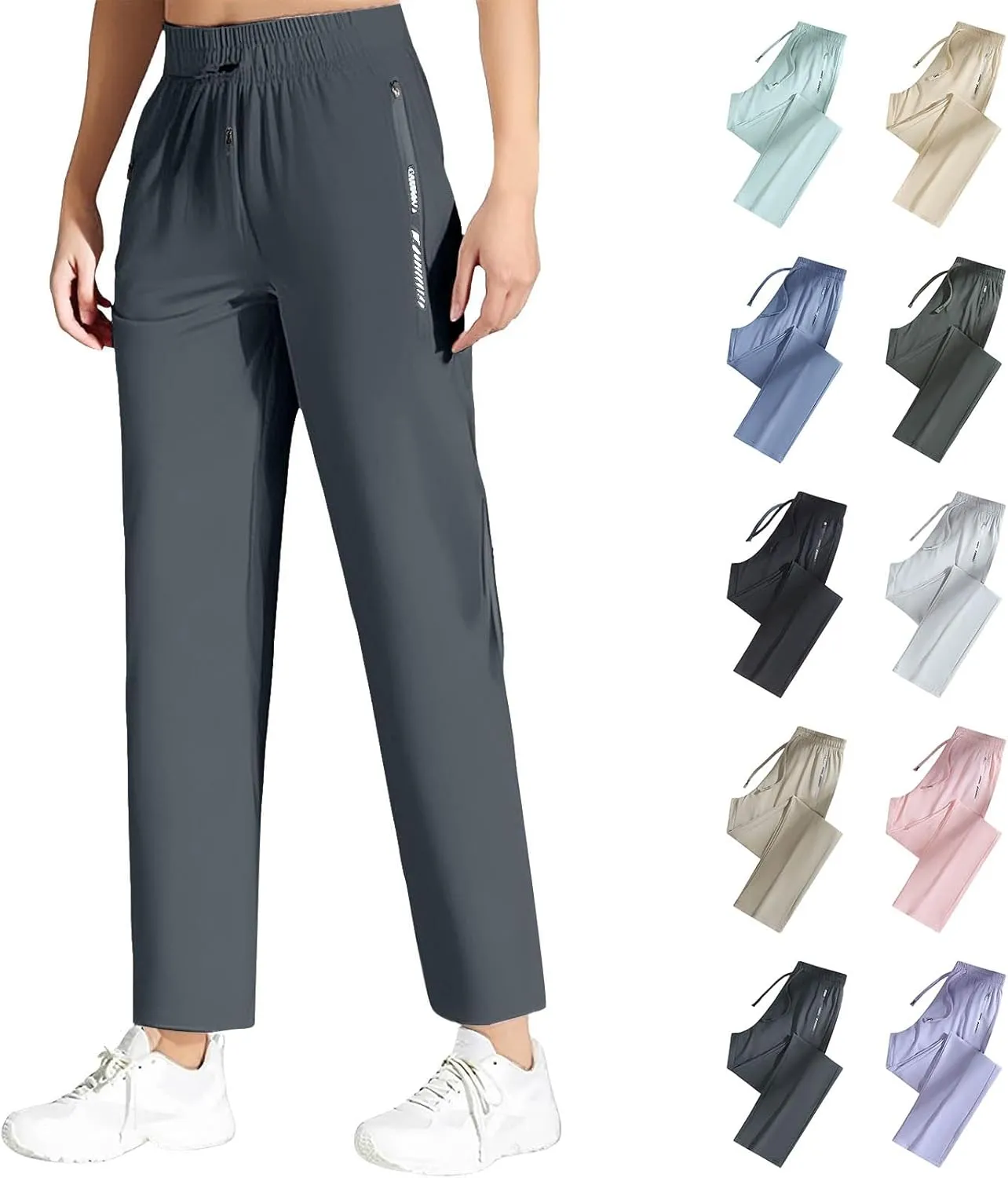 Senistyle Stretch Active Pants Women, Beeswan Pants for Women Over 50, Ultra Stretch Breathable Comfy Fit Casual Pant