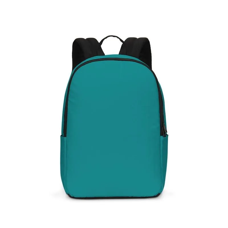 Shaded Blue-Green Waterproof Backpack | C100M0Y38K30