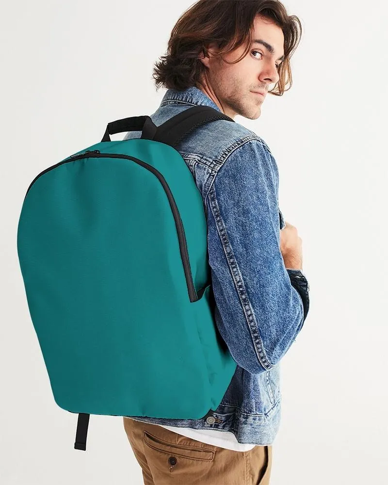 Shaded Blue-Green Waterproof Backpack | C100M0Y38K30