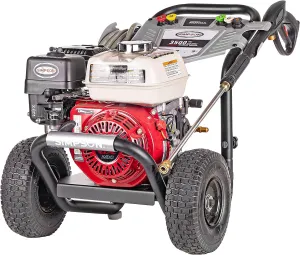Simpson 61014 3500 PSI at 2.5 GPM Honda GX200 with AAA AX300 Axial Cam Pump Cold Water Professional Gas Pressure Washer PS61002-S