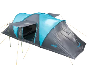 Skandika Hammerfest 4 Sleeper Protect Vis-A-Vis Tent 4 Person in Light Blue & Dark Grey (SKA0062)