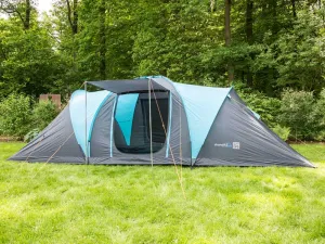 Skandika Hammerfest 6 Sleeper Protect Family Vis-A-Vis Tent 6 Person in Grey & Blue (SKA0001)