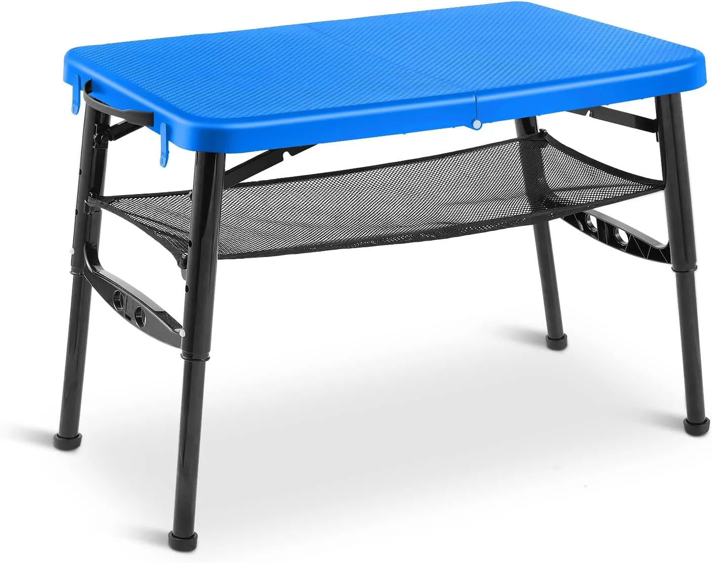 Small Folding Table Portable for Camping - Mondoshop Lightweight Foldable Table with Mesh Fabric for Outdoor Cooking, Picnic, Camp, Beach, Travel