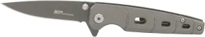 Smith & Wesson M&P Bodyguard 6.25in Ti-N S.S. Ultra-Glide Folding Knife with 2.75in Clip Point and Rubberized Aluminum Handle for Outdoor Survival and EDC