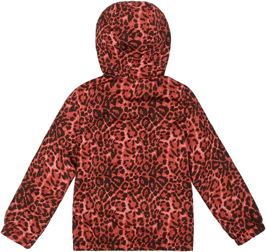 SNOW DREAMS Girls Waterproof Rain Jacket Windbreaker Lightweight Coat Kids Raincoat Outerwear