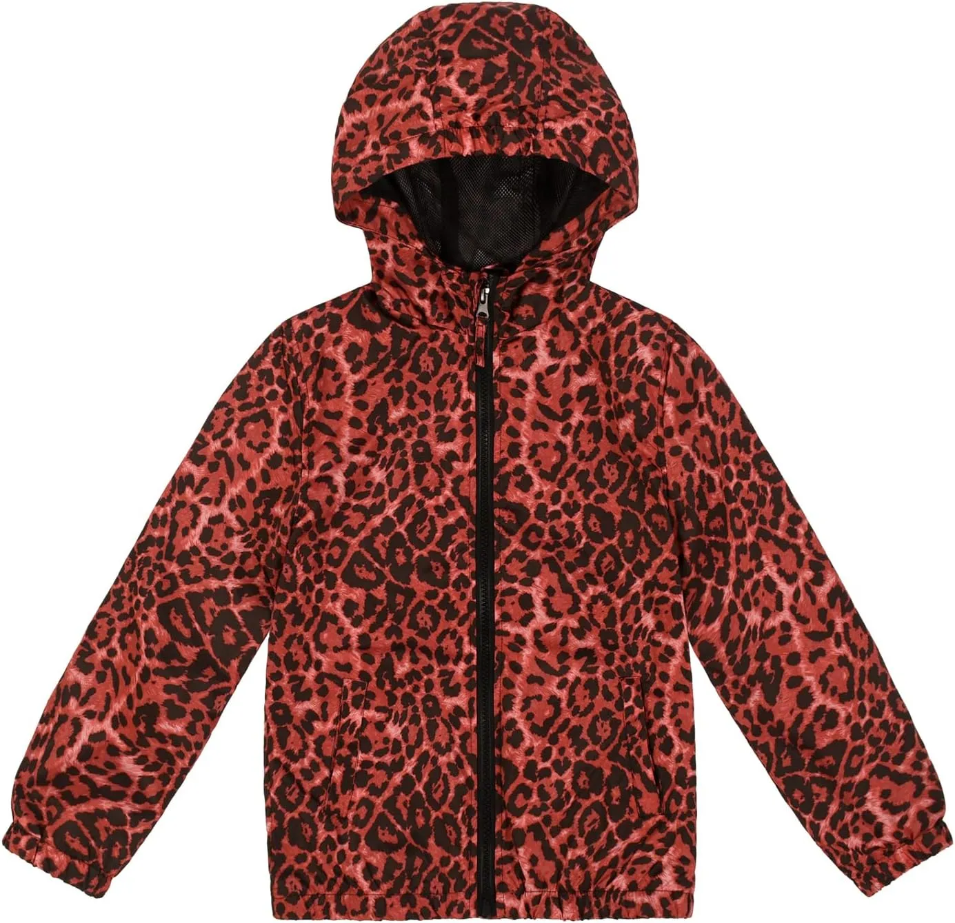 SNOW DREAMS Girls Waterproof Rain Jacket Windbreaker Lightweight Coat Kids Raincoat Outerwear