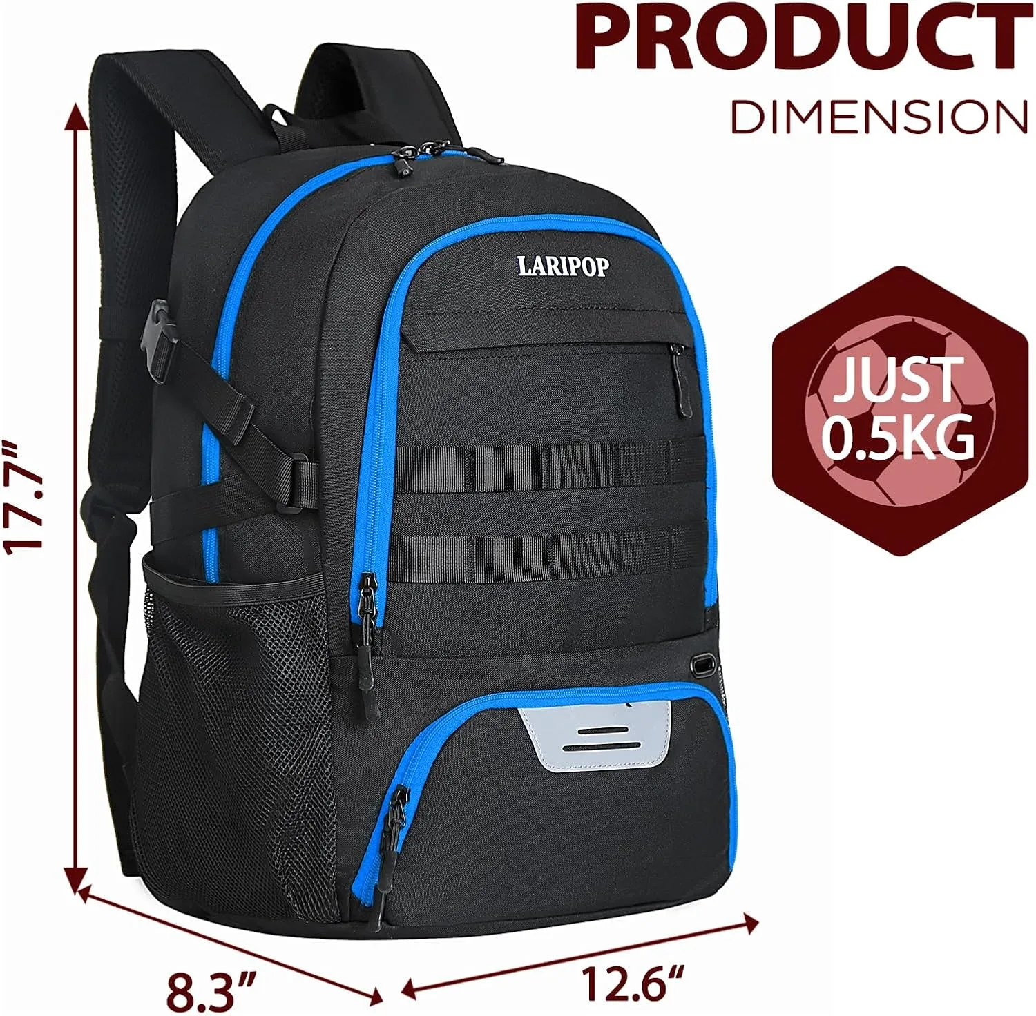 Soccer Backpack,Basketball Backpack for Basketball Accessories Training Equipment Fits Volleyball,Soccer,Sports Gifts