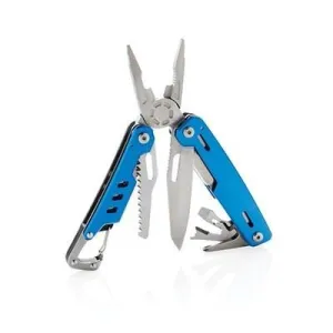 SOLID MULTI TOOL with Carabiner in Blue