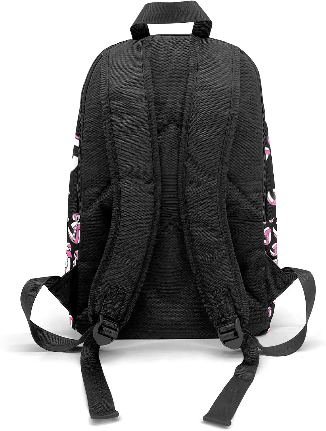 Sport Volleyball Number Pink Personalized Backpack for Teen Custom Travel Backpack for Boys Girs Bookbag Casual Bag Name Gift