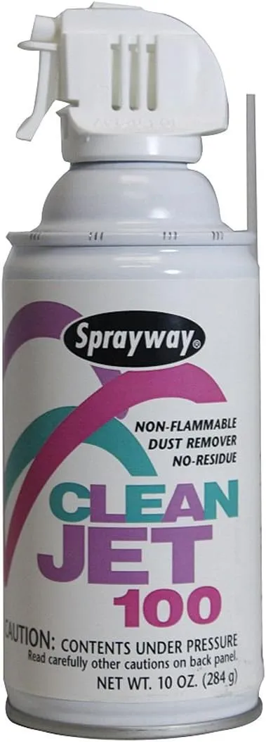 Sprayway SW805 Clean Jet 100 for Dust Removal, 10 oz 1 Pack