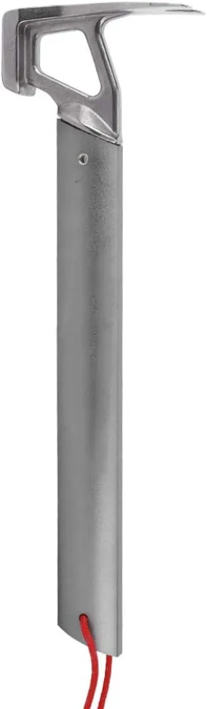 Stainless Steel Camping Hammer with Aluminum Alloy Handle, Tent Hammer for Backpacking, Hiking, Gardening