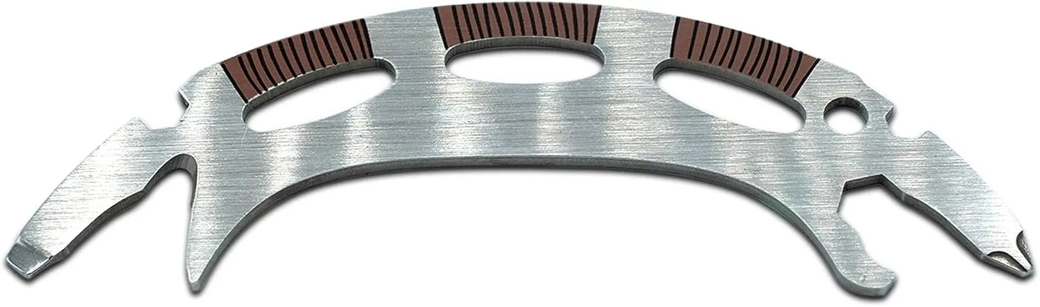 Star Trek Klingon Bat'leth 6-in-1 Multitool Kit | Includes Screwdriver, Wrench, Bottle Opener, Cord Cutter, Hand Tools | Pocket-Sized Portable Survival Camping Tool