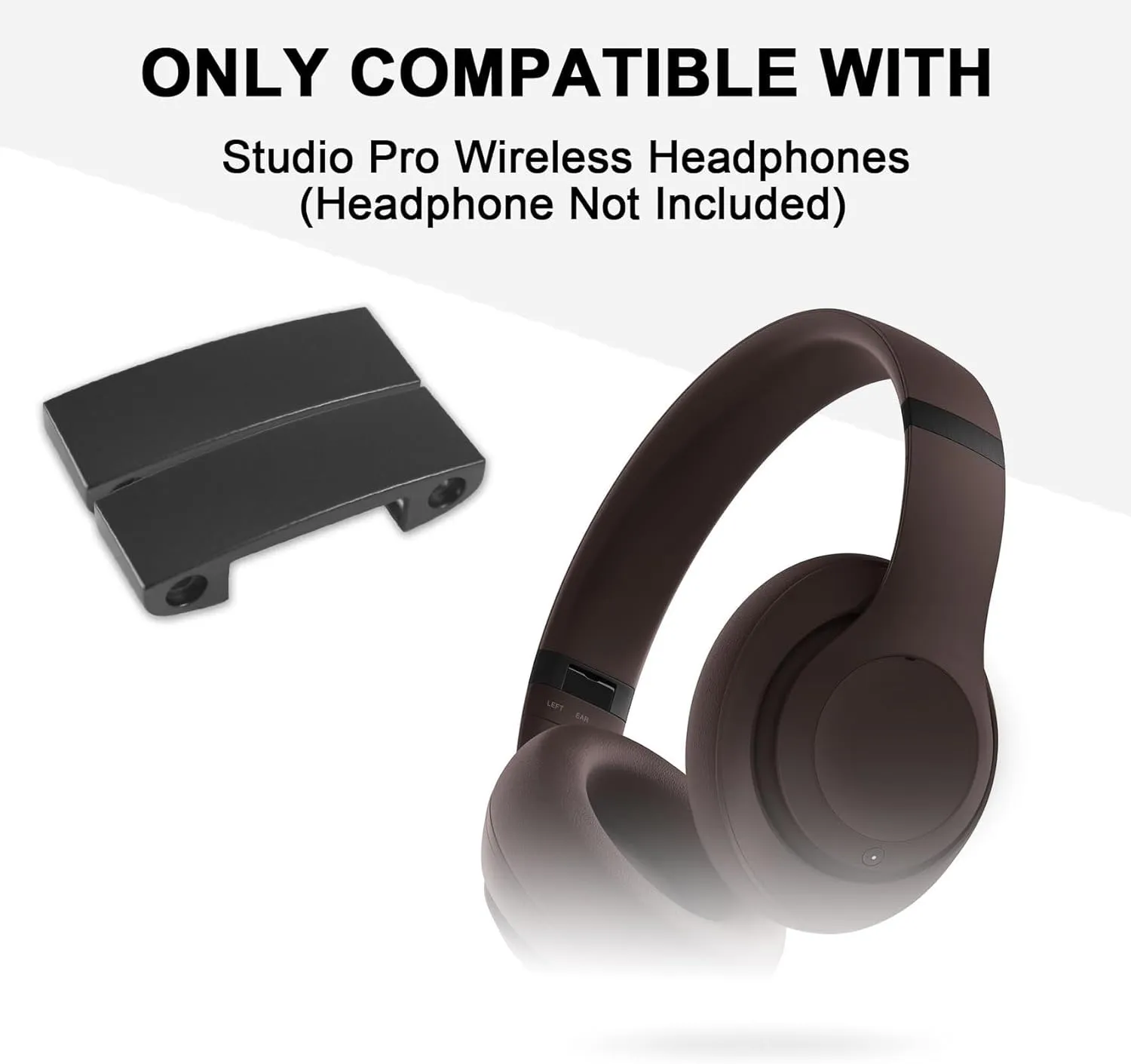 Studio Pro Hinge Replacement Metal Repair Parts Compatible with Beats Studio Pro Wireless Headphone,Durable Repair Kit Replacement Headband Metal Folding Hinge Clip Cover Pin Repair Parts Set（Black）
