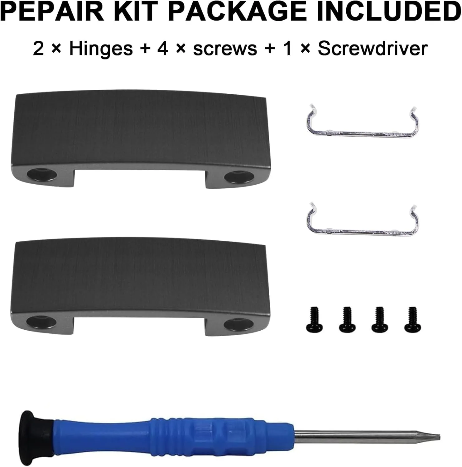 Studio Pro Hinge Replacement Metal Repair Parts Compatible with Beats Studio Pro Wireless Headphone,Durable Repair Kit Replacement Headband Metal Folding Hinge Clip Cover Pin Repair Parts Set（Black）