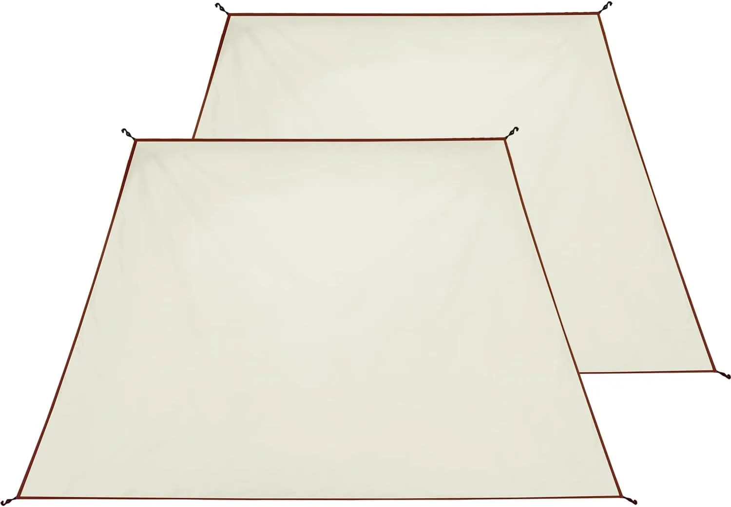 Sunwall for Instant Camping Canopy Shade Tent 8.2' X 8.2', Detachable Flap Sun Shade Side Wall Accessory to Block Sun, Wind, and Rain, 2 Pack Sidewall Only(Beige-2 pcs)
