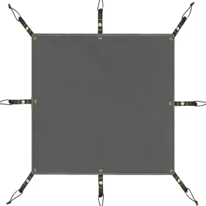 Tent Footprint Waterproof PU 3000 Easy Set up Heavy Duty Ultralight Tent Footprint for Camping,Hiking, Backpacking, Hammock, Beach Grey