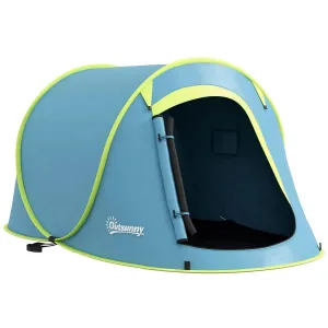 Tent, Pop-Up Top-quality at low price Outsunny Accessories Two-Man Dome - Blue Digital With