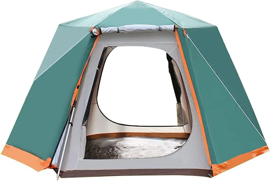 Tents Pop Up 2-4 5-8 Man Person Camping Waterproof Instant Automatic Easy Set Up Dome Holiday (#1 330cm) (#1 240cm)