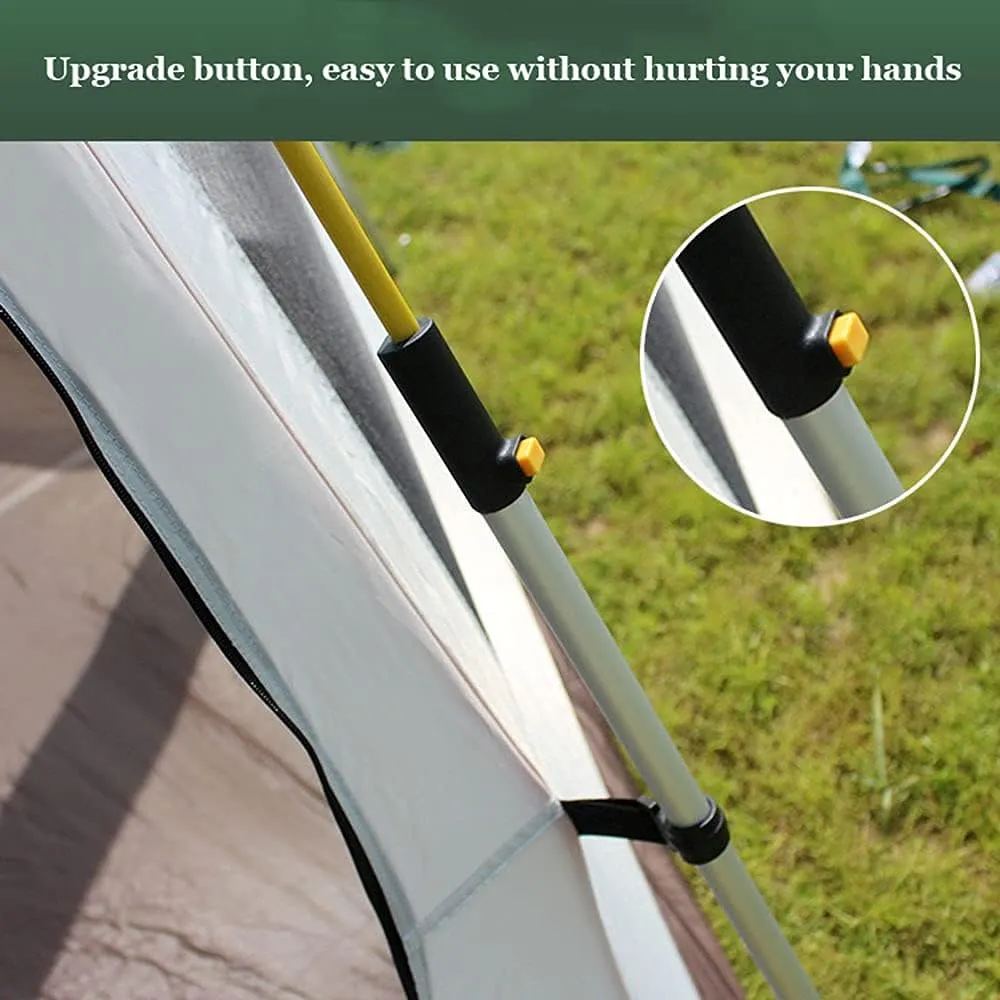 Tents Pop Up 2-4 5-8 Man Person Camping Waterproof Instant Automatic Easy Set Up Dome Holiday (#1 330cm) (#1 240cm)