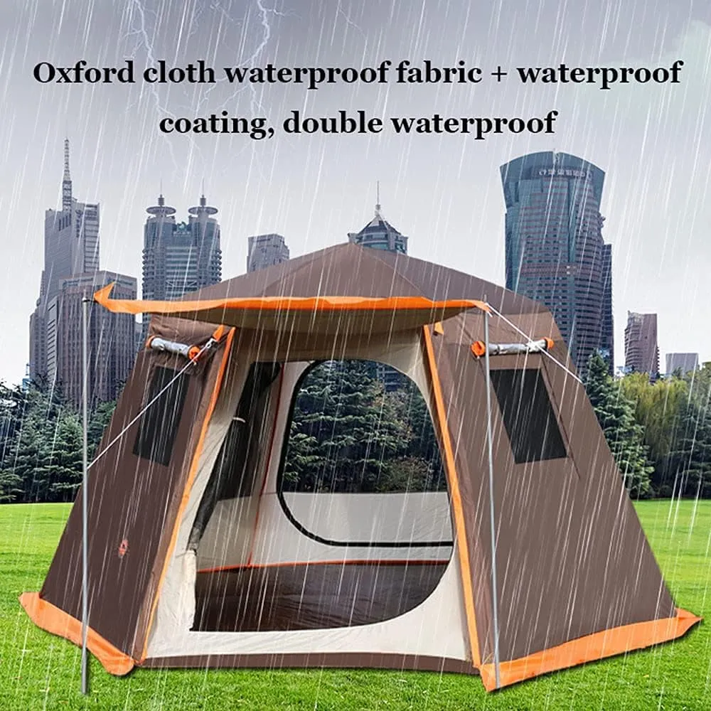 Tents Pop Up 2-4 5-8 Man Person Camping Waterproof Instant Automatic Easy Set Up Dome Holiday (#1 330cm) (#1 240cm)
