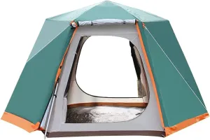 Tents Pop Up 2-4 5-8 Man Person Camping Waterproof Instant Automatic Easy Set Up Dome Holiday (#1 330cm) (#1 240cm)