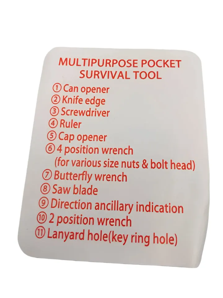 The Multi-Purpose Pocket Survival Tool Key
