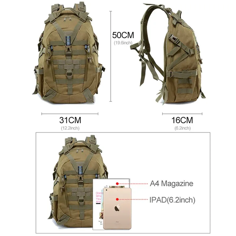 The Trailblazer Pack - 40L Men's Tactical Molle Backpack