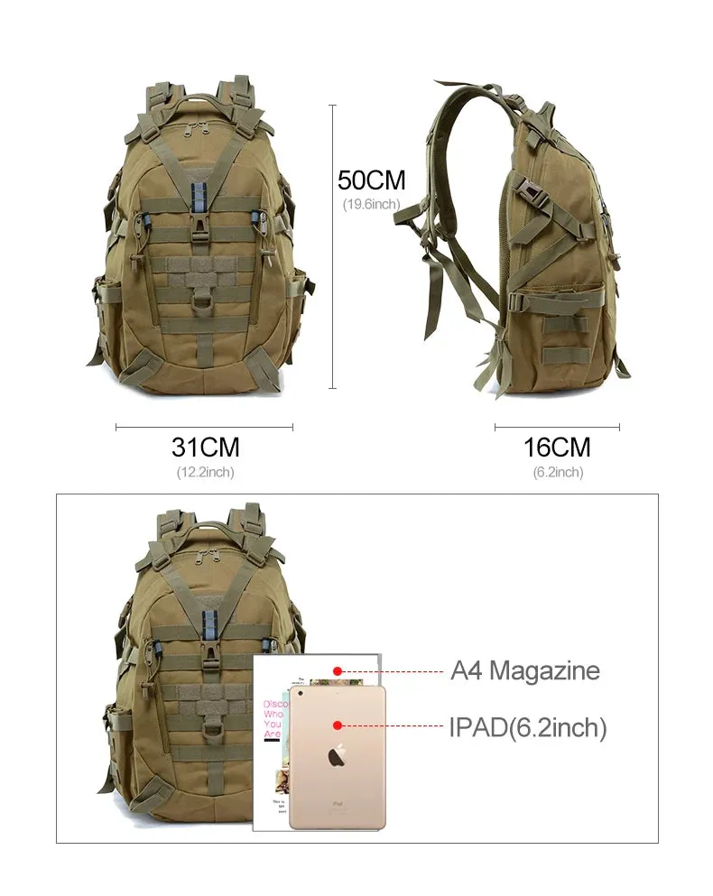 The Trailblazer Pack - 40L Men's Tactical Molle Backpack