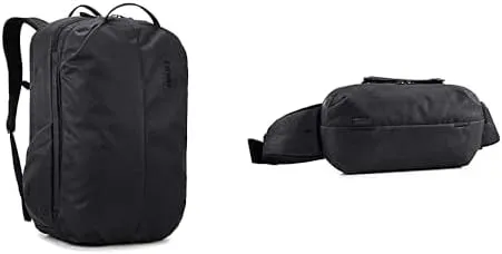 Thule Aion Travel Bundle - 40L Backpack with Sling Bag in Black
