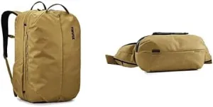Thule Aion Travel Bundle - 40L Backpack with Sling Bag in Nutria