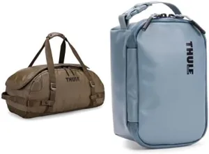 Thule Chasm 40L Duffel with 3L Gear Cube S Bundle - Weather-Resistant Travel & Organization Set