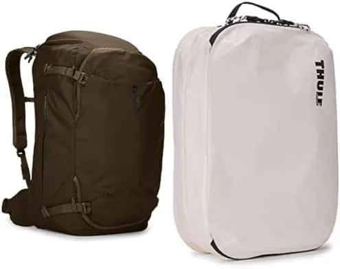 Thule Landmark 40L Travel Backpack with Clean/Dirty Packing Cube Organization Set