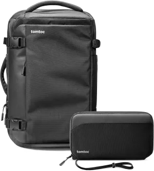 tomtoc Travel Backpack 40L and Passport Holder Family with RFID Blocking
