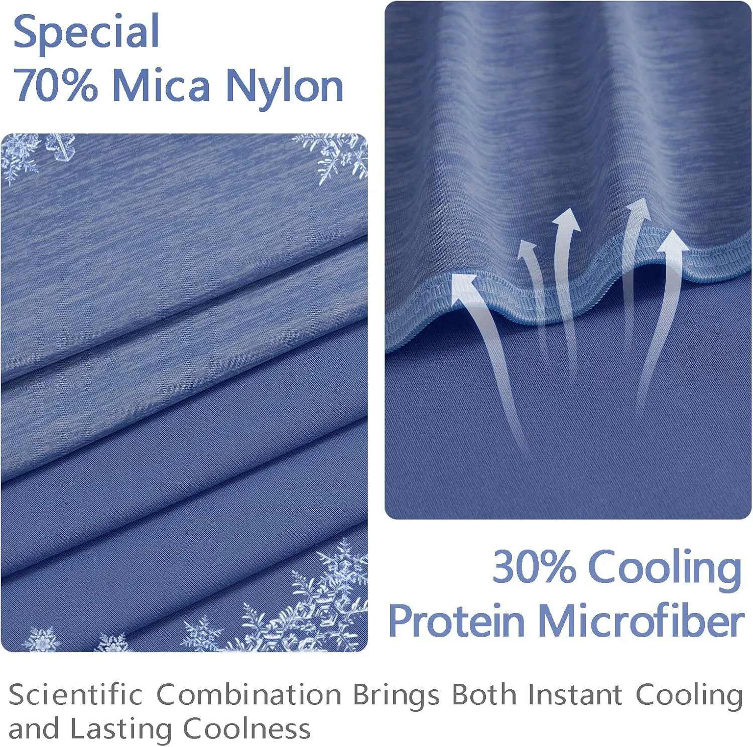 Topcee Cooling Blanket (90"x90" Queen Size) for Night Sweats, Absorbs Heat to Keep Adults Cool on Warm Nights