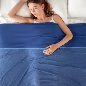 Topcee Cooling Blanket (90"x90" Queen Size) for Night Sweats, Absorbs Heat to Keep Adults Cool on Warm Nights
