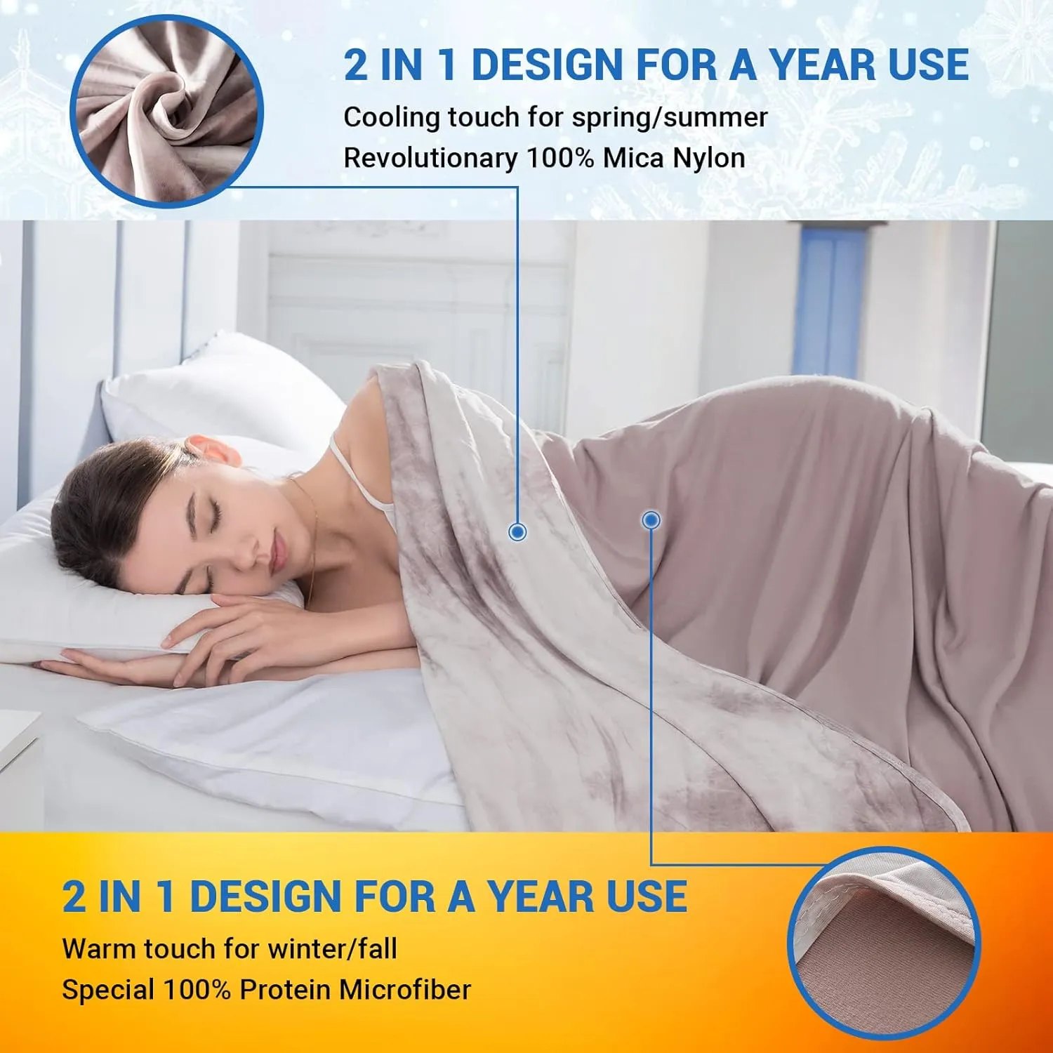 Topcee Cooling Blanket for Night Sweats Decorative Tie Dye, Absorbs Heat to Keep Cool on Warm Nights, Q-Max 0.5 Cooling Blankets for Hot Sleepers, Ultra-Cool Lightweight Sofa Throw Blanket (50"x70")