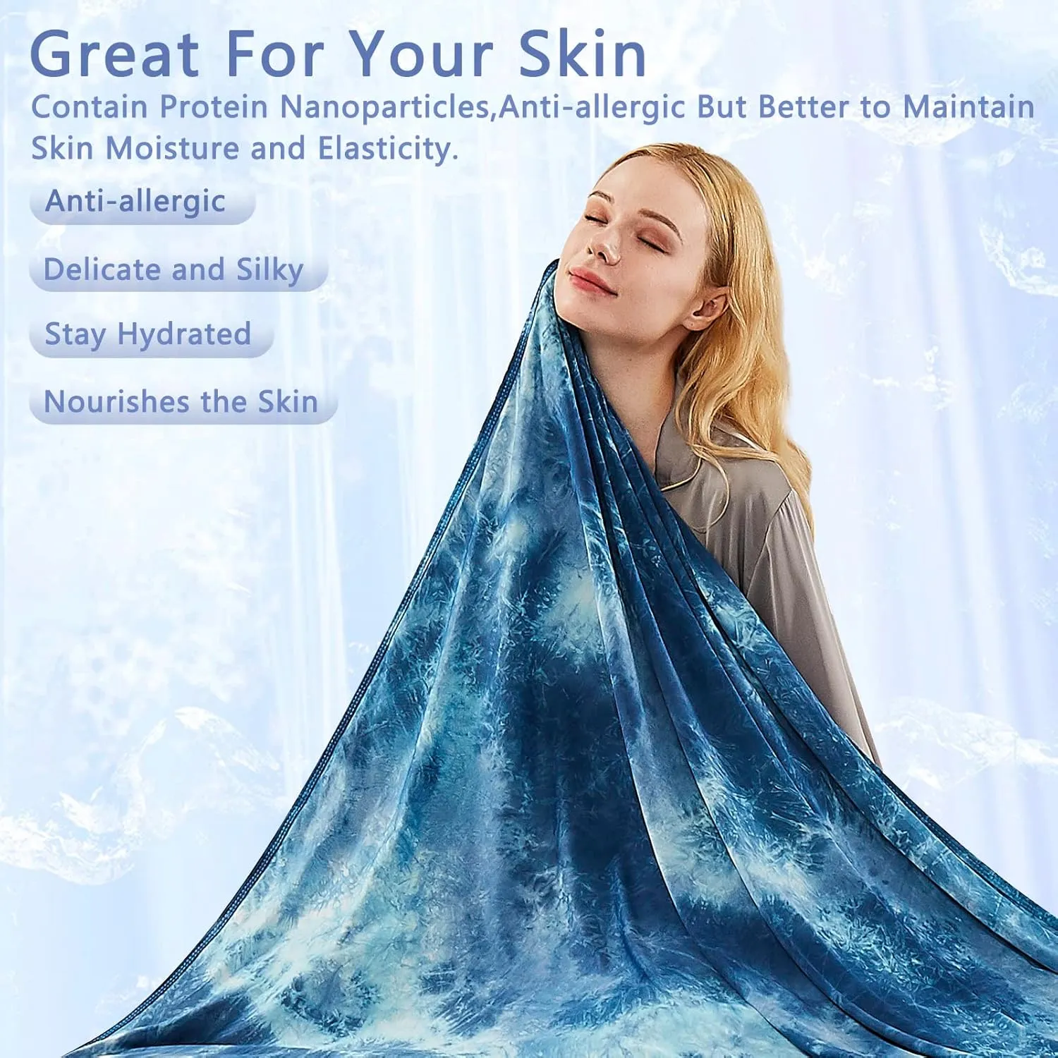 Topcee Cooling Blankets for Hot Sleepers,Arc-Chill Q-Max >0.5 Cool Fiber,100% Oeko-Tex Certified,Twin Size Lightweight Summer Cool Blanket for Travel/Outdoor Ultra Cold Breathable,60''x80''