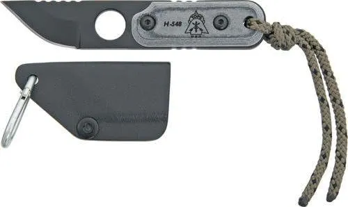 Tops Knives XL05 A.L.R.T. Fixed Blade Knife with Black Linen Micarta Handles