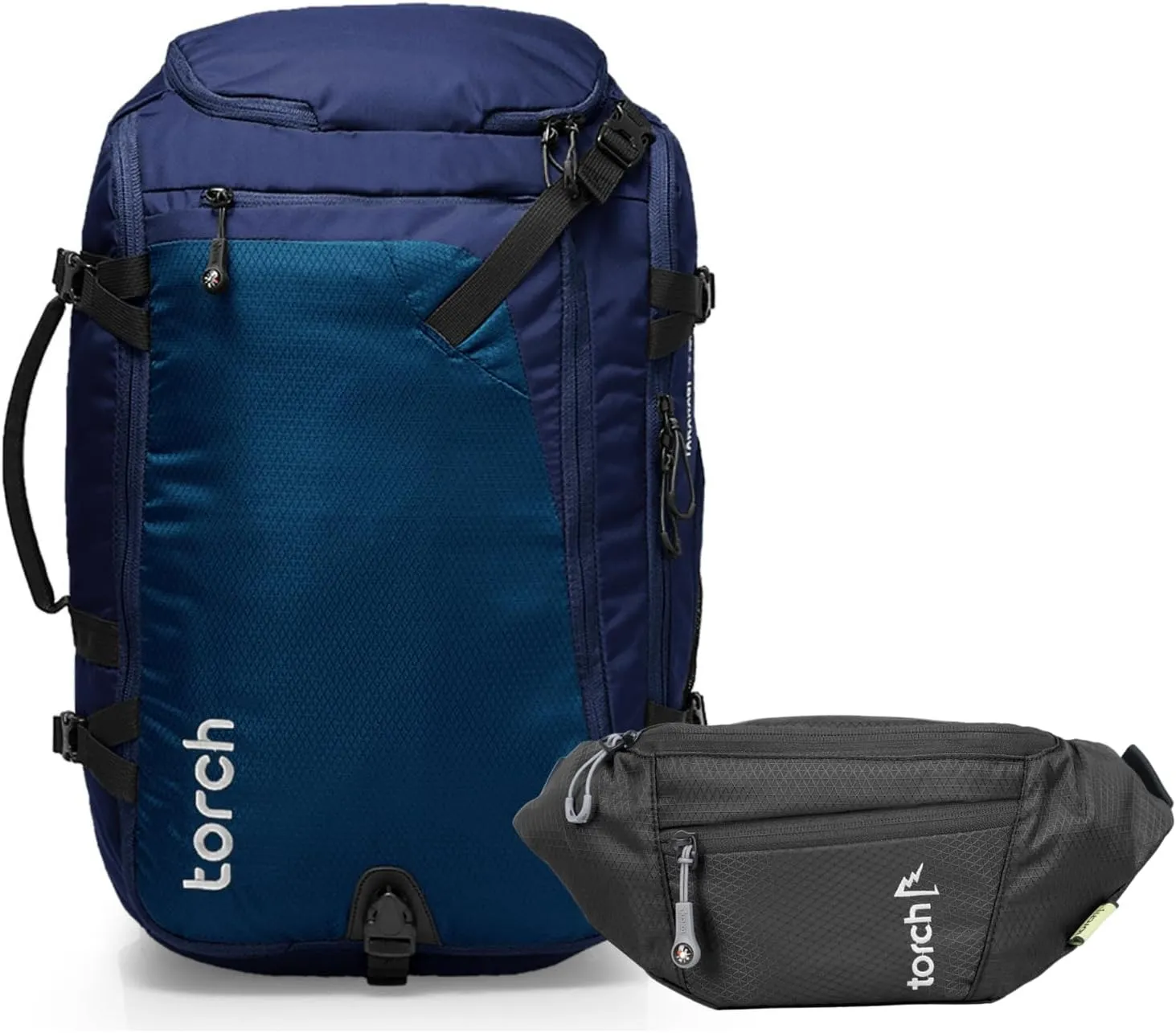 torch Travel Backpack 40L Travel Esssentials Bundle (Takahagi & Hamura)