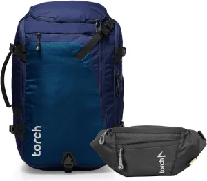 torch Travel Backpack 40L Travel Esssentials Bundle (Takahagi & Hamura)